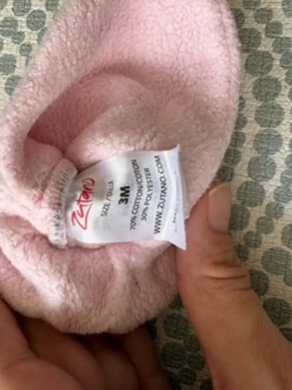 Zutano pairs baby